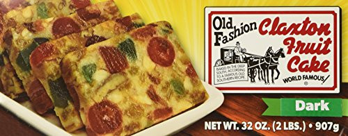 FRUIT CAKE Boxed 2 lb Dark Recipe Claxton Fruitcake