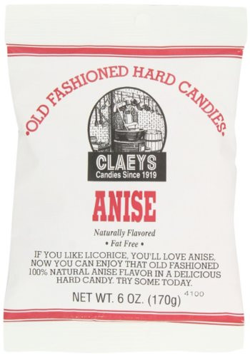 Claey's Natural Anise Drops, 6-Ounce Packages (Pack of 12)