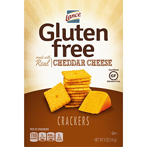 Lance Gluten Free Crackers, Cheddar Cheese, 5 Ounce Box