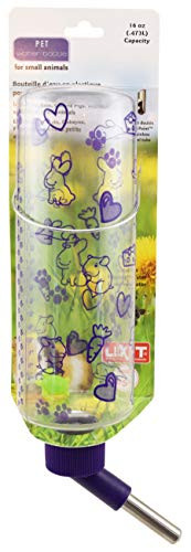 Lixit Water Bottles for Guinea Pigs, Chinchillas, Rats and Other Small Animals. (Clear)