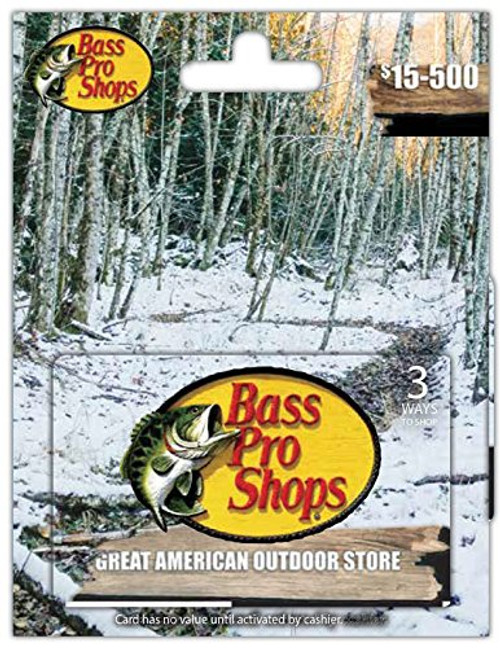 Bass Pro Shops Holiday $25 Gift Card Bass Pro Shops Holiday $25 Gift Card