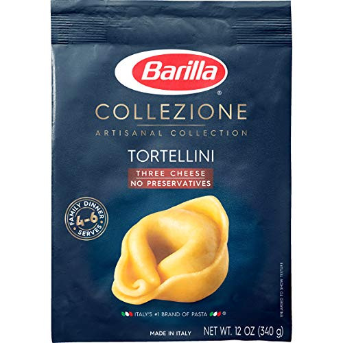 Barilla Collezione Pasta, Three Cheese Tortellini, 12 Ounce Barilla Collezione Pasta, Three Cheese Tortellini, 12 Ounce