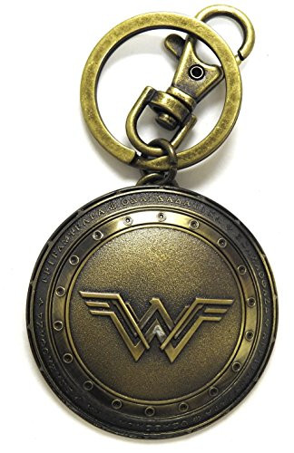 DC Superman V Batman Wonder Woman Shield Pewter Key Ring,one Size