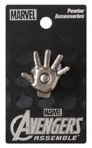 Marvel Iron Man Palm Pewter Lapel Pin