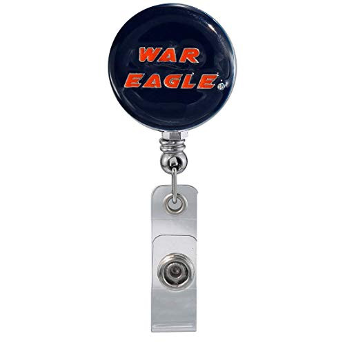 SANDOL Auburn University War Eagle Retractable Badge Reel