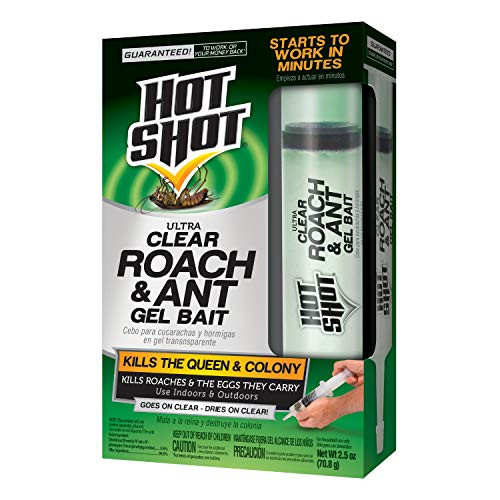 Hot Shot HG-95769 Ultra Clear Roach & Ant Gel Bait, 2.5-Ounce,Multicolor Hot Shot HG-95769 Ultra Clear Roach & Ant Gel Bait, 2.5-Ounce,Multicolor