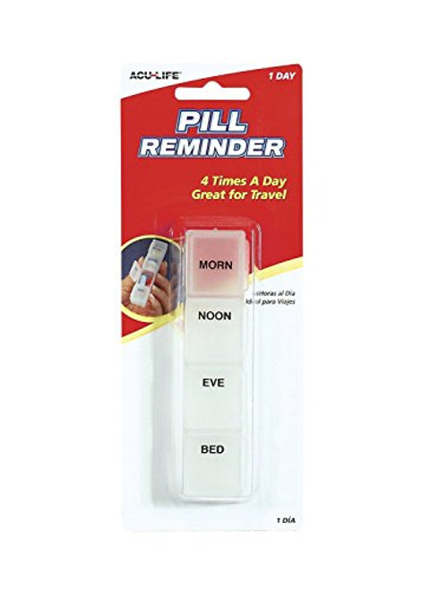 Acu-Life One Day Pillbox (White)