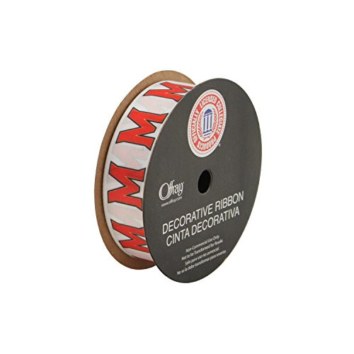 Offray University of Maryland Terrapins Fabric, 7/8" X 9FT Ribbon