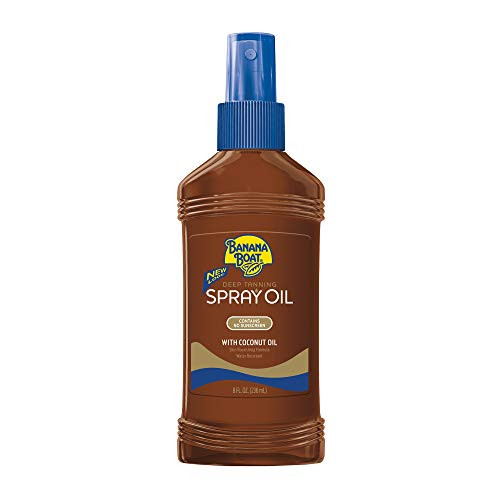 Banana Boat Deep Tanning Oil Spray with Coconut Oil, Reef Friendly - 8 Ounce (Pack of 3) Banana Boat Deep Tanning Oil Spray with Coconut Oil, Reef Friendly - 8 Ounce (Pack of 3)