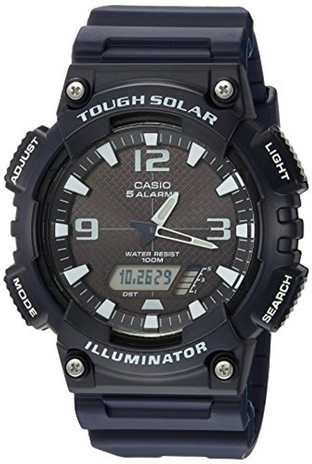 Casio Men's AQ-S810W-2A2VCF Tough Solar Analog-Digital Display Dark Blue Watch Casio Men's AQ-S810W-2A2VCF Tough Solar Analog-Digital Display Dark Blue Watch