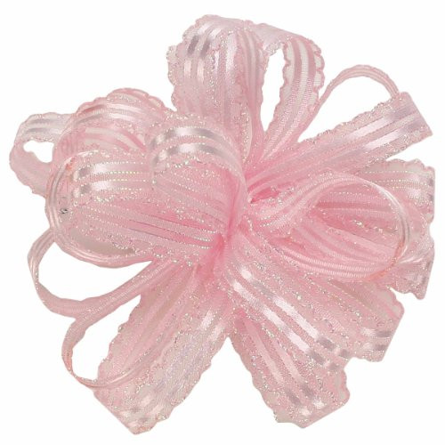 Offray, Light Pink & Opal Kendra Craft Ribbon, 5/8-Inch x 9-Feet