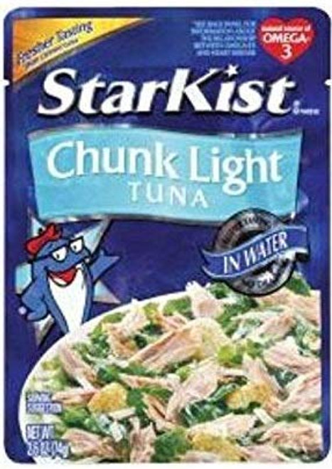 StarKist Chunk Light Tuna in Water, 2.6-Ounce Pouch (Pack of 4) StarKist Chunk Light Tuna in Water, 2.6-Ounce Pouch (Pack of 4)