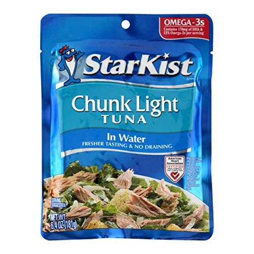 StarKist Chunk Light Tuna in Water - 6.4 oz Pouch (Pack of 12) StarKist Chunk Light Tuna in Water - 6.4 oz Pouch (Pack of 12)