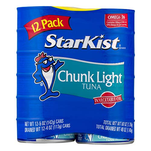 StarKist Chunk Light Tuna in Oil - 5 oz Can (Pack of 12) StarKist Chunk Light Tuna in Oil - 5 oz Can (Pack of 12)