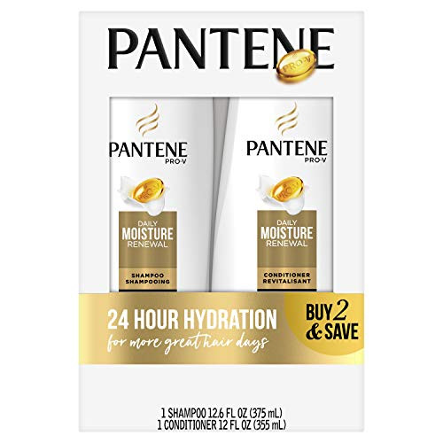 Pantene Pro-V Daily Moisture Renewal Shampoo and Conditioner Bundle (Packaging May Vary) Pantene Pro-V Daily Moisture Renewal Shampoo and Conditioner Bundle (Packaging May Vary)