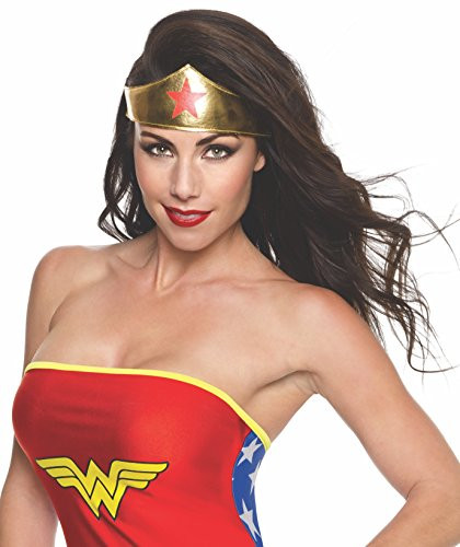 Rubie's Women's DC Superheroes Headband, Wonder Woman , One Size