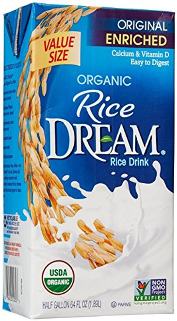 RICE DREAM Enriched Original Organic Rice Drink, 64 Fluid Ounce RICE DREAM Enriched Original Organic Rice Drink, 64 Fluid Ounce