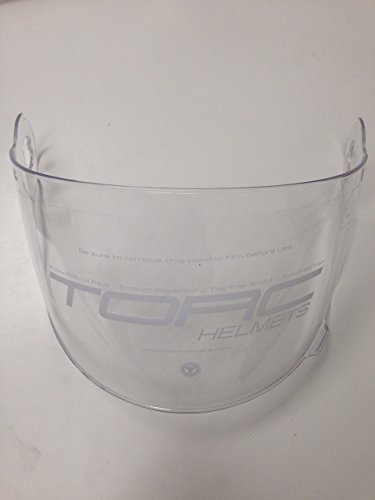 TORC-T1 Unisex-Adult's Helmet Shield (Clear, One Size)