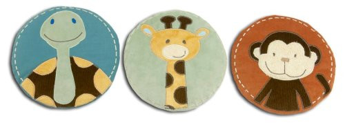 NoJo Jungle Tales 3 Piece Wall Hanging Set, Jungle Tales - 3 Piece