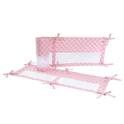 Carter's Jungle Collection Secure-Me Crib Liner, Pink