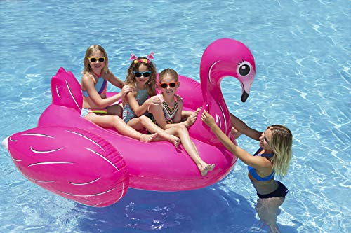 Poolmaster Jumbo Swimming Pool Float Rider, Flamingo Poolmaster Jumbo Swimming Pool Float Rider, Flamingo