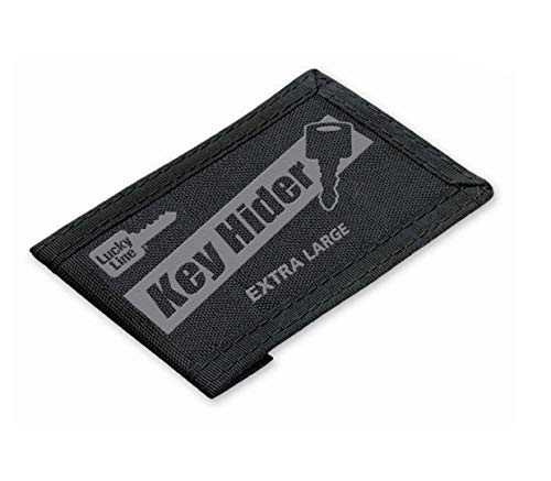 Lucky Line Key Hider Pouch, Velcro Nylon Adhesive, Large (91401)