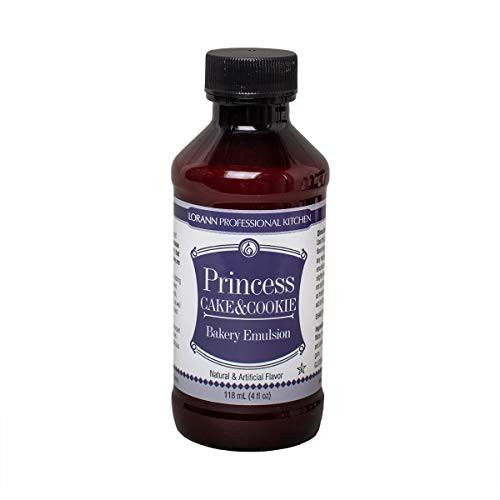 LorAnn Princess Cake and Cookie Bakery Emulsion, 4 ounce bottle
