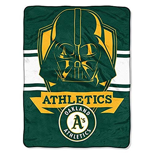 MLB Oakland Athletics Star Wars & MLB Micro Raschel Throw Blanket, 46" x 60"