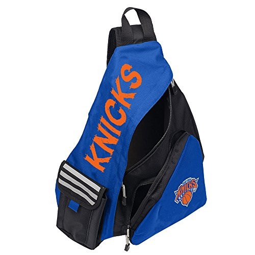 NBA New York Knicks "Leadoff" Sling Backpack, 20" x 9" x 15"