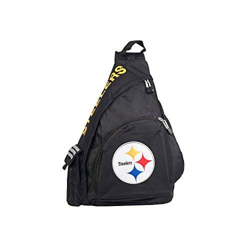 NFL Pittsburgh Steelers "Leadoff" Sling Backpack, 20" x 9" x 15"