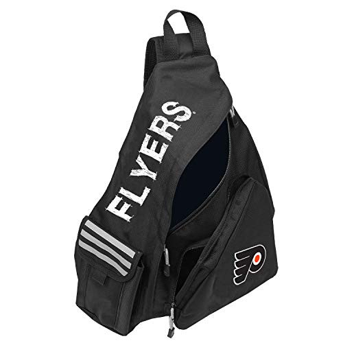 NHL Philadelphia Flyers "Leadoff" Sling Backpack, 20" x 9" x 15"