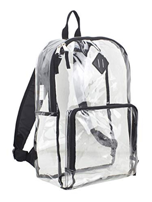 Eastsport Clear Backpack with Black Trim