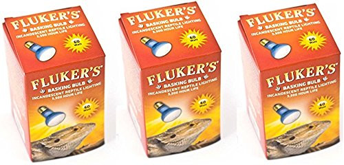 (3 Pack) Fluker's Basking Spotlight Bulbs for Reptiles - 60 Watt (3 Pack) Fluker's Basking Spotlight Bulbs for Reptiles - 60 Watt