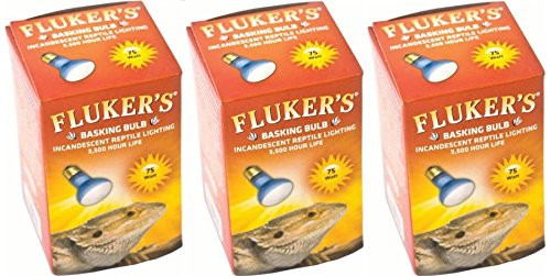 (3 Pack) Fluker's Basking Spotlight Bulbs for Reptiles 75 watt (3 Pack) Fluker's Basking Spotlight Bulbs for Reptiles 75 watt
