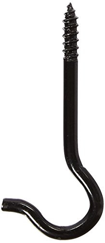 Panacea 86201 Ceiling Hook, Black, Pack of 5
