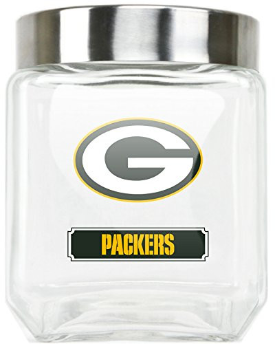 NFL Green Bay Packers Glass Canister, Large