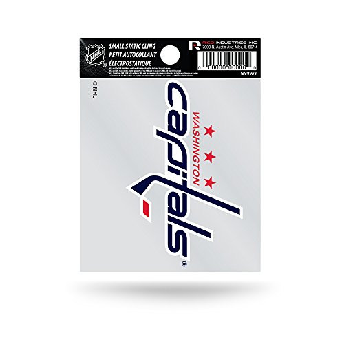 NHL Rico Industries Small Static Cling Decal, Washington Capitals NHL Rico Industries Small Static Cling Decal, Washington Capitals