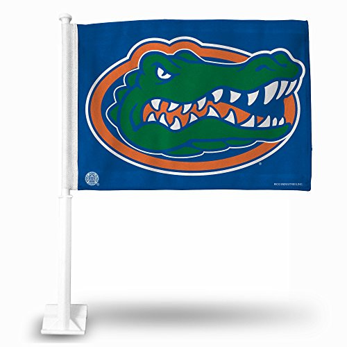 NCAA Rico Industries Car Flag including Pole, Florida Gators - Blue