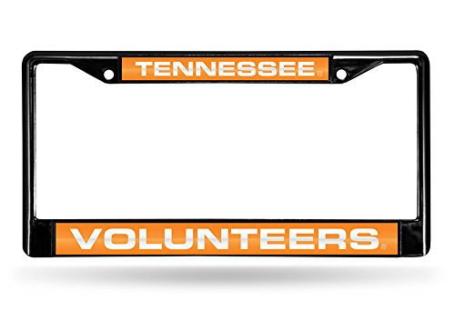 NCAA Rico Industries Laser Cut Inlaid Standard Chrome License Plate Frame, Tennessee Volunteers NCAA Rico Industries Laser Cut Inlaid Standard Chrome License Plate Frame, Tennessee Volunteers