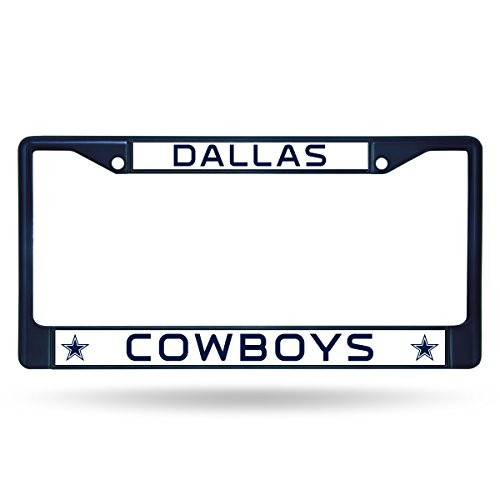 NFL Rico Industries Standard Chrome License Plate Frame, Dallas Cowboys NFL Rico Industries Standard Chrome License Plate Frame, Dallas Cowboys