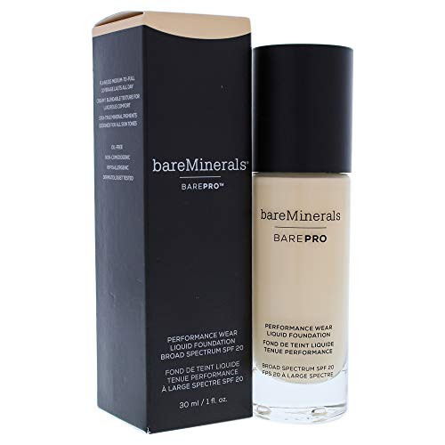 bareMinerals Barepro Performance Wear Liquid Foundation SPF 20 07 Warm Light for Women, 1 Ounce