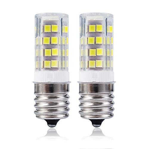 E17 LED Bulbs,5W LED Candelabra Bulb 40 Watt Equivalent, 400lm, Decorative Candle Base E17 Non-Dimmable LED Chandelier Bulbs, Warm White 3000K LED Corn Lamp, Pack of 2