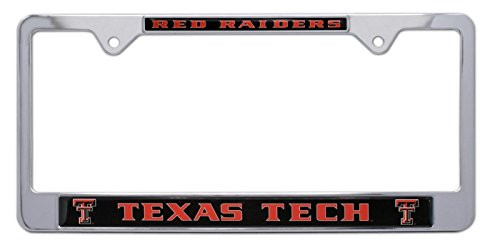 AMG Auto Emblems All Metal NCAA Mascot License Plate Frame (Texas Tech)