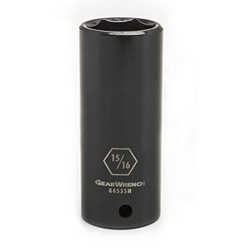 GEARWRENCH 1/2" Drive Deep Impact SAE Socket 15/16", 6 Point - 84555N