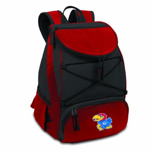 NCAA Kansas Jayhawks PTX Insulated Backpack Cooler, Red