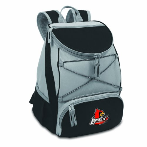 NCAA Louisville Cardinals PTX Insulated Backpack Cooler, Black NCAA Louisville Cardinals PTX Insulated Backpack Cooler, Black