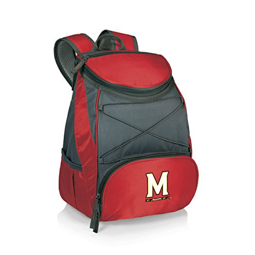 PICNIC TIME NCAA Maryland Terps PTX Insulated Backpack Cooler, Red PICNIC TIME NCAA Maryland Terps PTX Insulated Backpack Cooler, Red