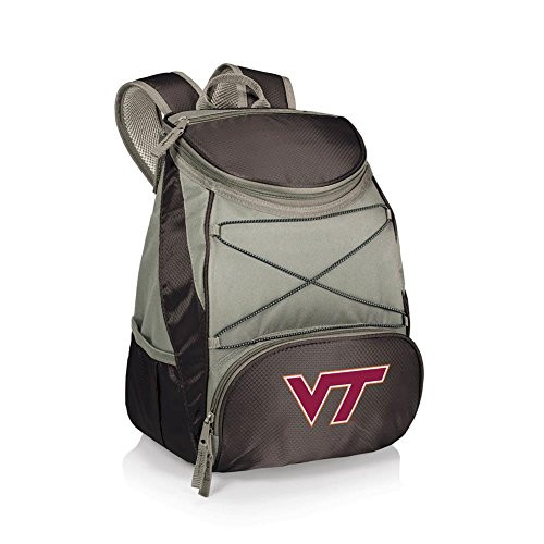 NCAA Virginia Tech Hokies PTX Insulated Backpack Cooler, Black