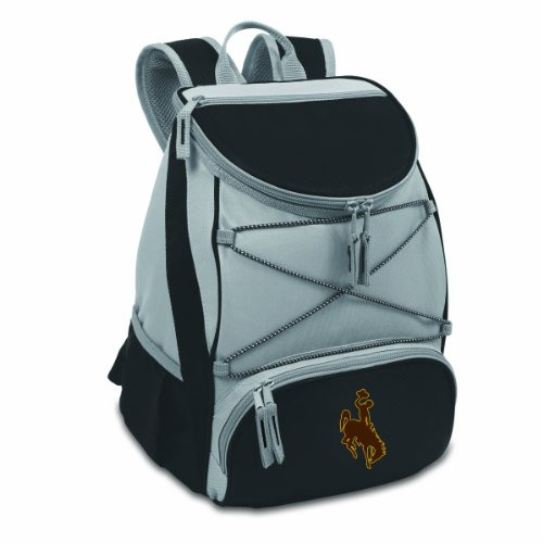 NCAA Wyoming Cowboys PTX Insulated Backpack Cooler, Black NCAA Wyoming Cowboys PTX Insulated Backpack Cooler, Black
