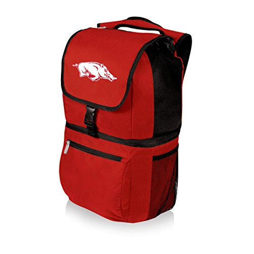 PICNIC TIME NCAA Arkansas Razorbacks Zuma Insulated Cooler Backpack, Red PICNIC TIME NCAA Arkansas Razorbacks Zuma Insulated Cooler Backpack, Red